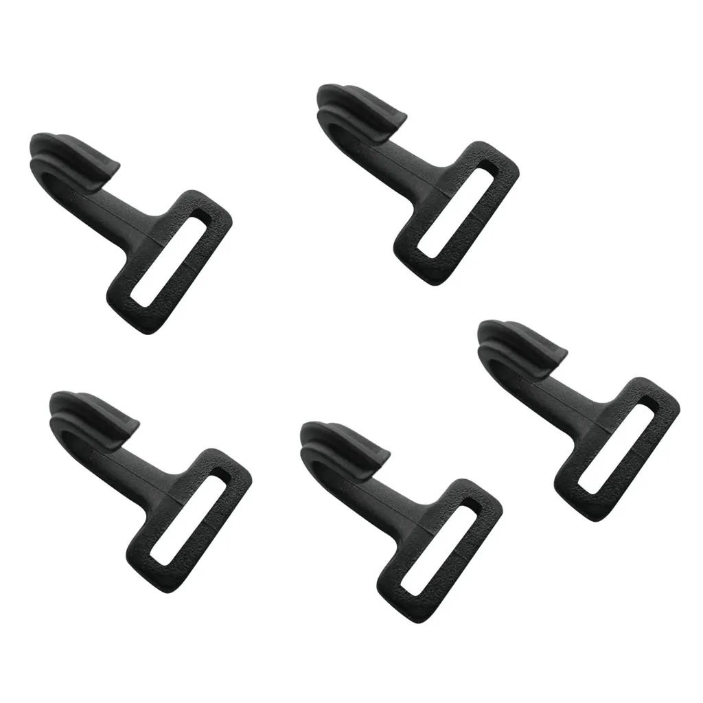 5 Pieces Plastic Outdoor Camping Caravan Inner Tent Pole Hook Lantern Lamp Hanging Hanger Awning Pole Clips Accessories