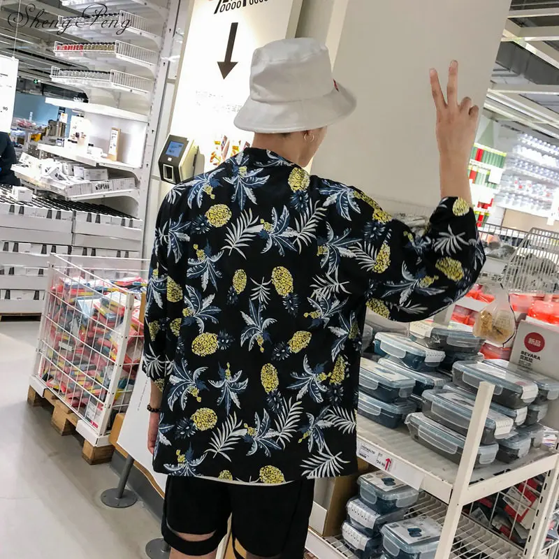 

Kimono cardigan men traditional japanese kimonos yukata men shirt japan kimono men summer fashion japan clothes V1323