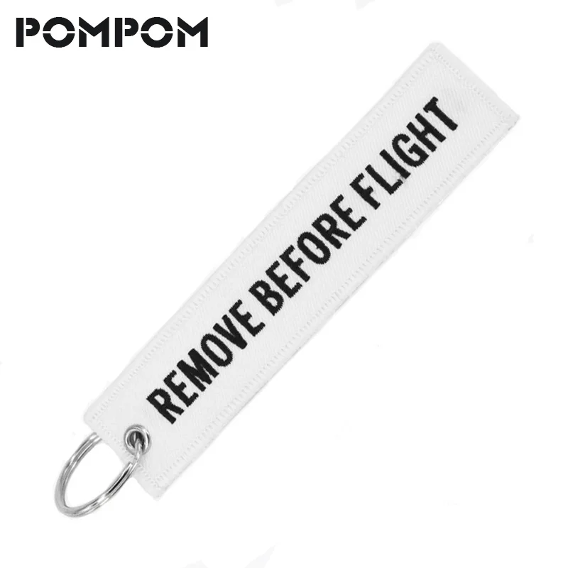 Remove Before Flight Aviation Gifts Key Tag Key Chain for Motorcycles Scooters and Cars Key Fobs OEM Keychain Jewelry 3 PCSLOT a2
