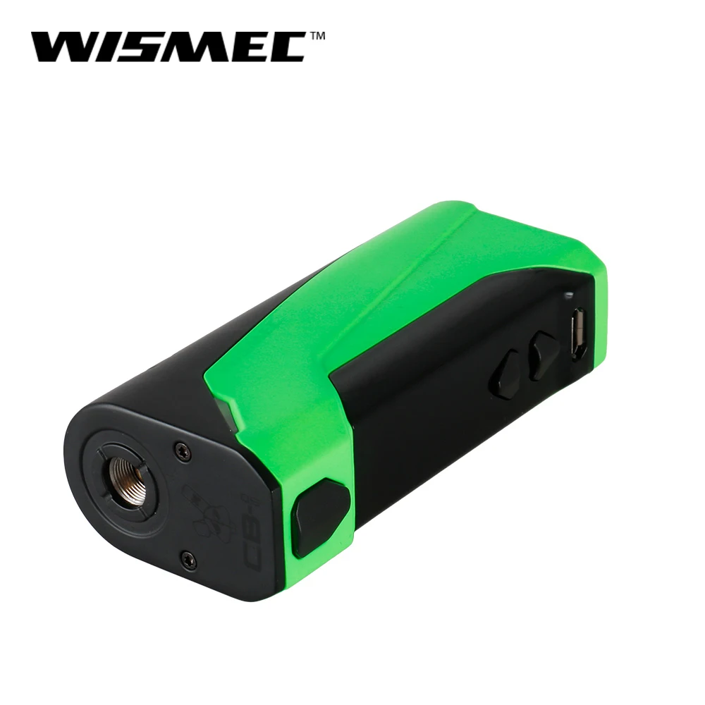 Оригинал Wismec CB 60 бокс мод встроенный 2300mah аккумулятор 60W выход батарея Vape MTL