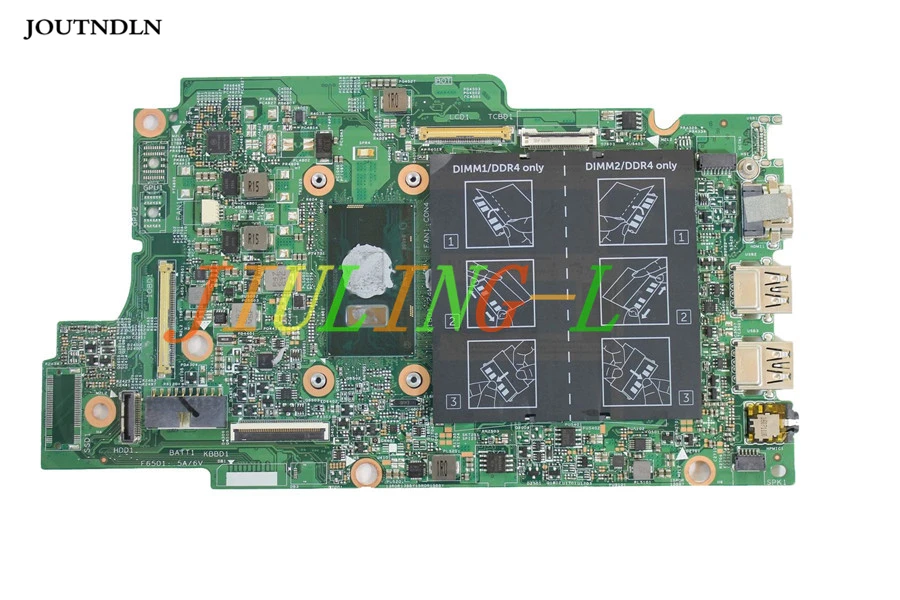 Материнская плата JOUTNDLN для ноутбука Dell Inspiron 5578 5368 5378 P380W 0P380W CN-0P380W DDR4 W/ i7-7500U CPU |