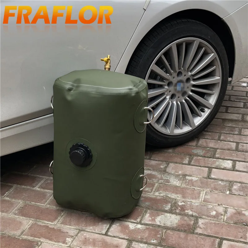40L Foldable Spare Petrol Fuel Bag Jerry Can ATV UTV Off Road Car Gasoline Container Oil Storage Fuel Tank