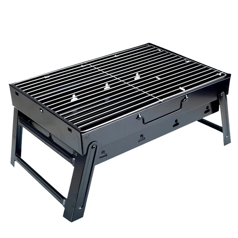 

Small Portable Folding Barbecue Charcoal Grill Easy Assemble and Remove Barbecue Cooking Set BBQ Grill 35*27cm