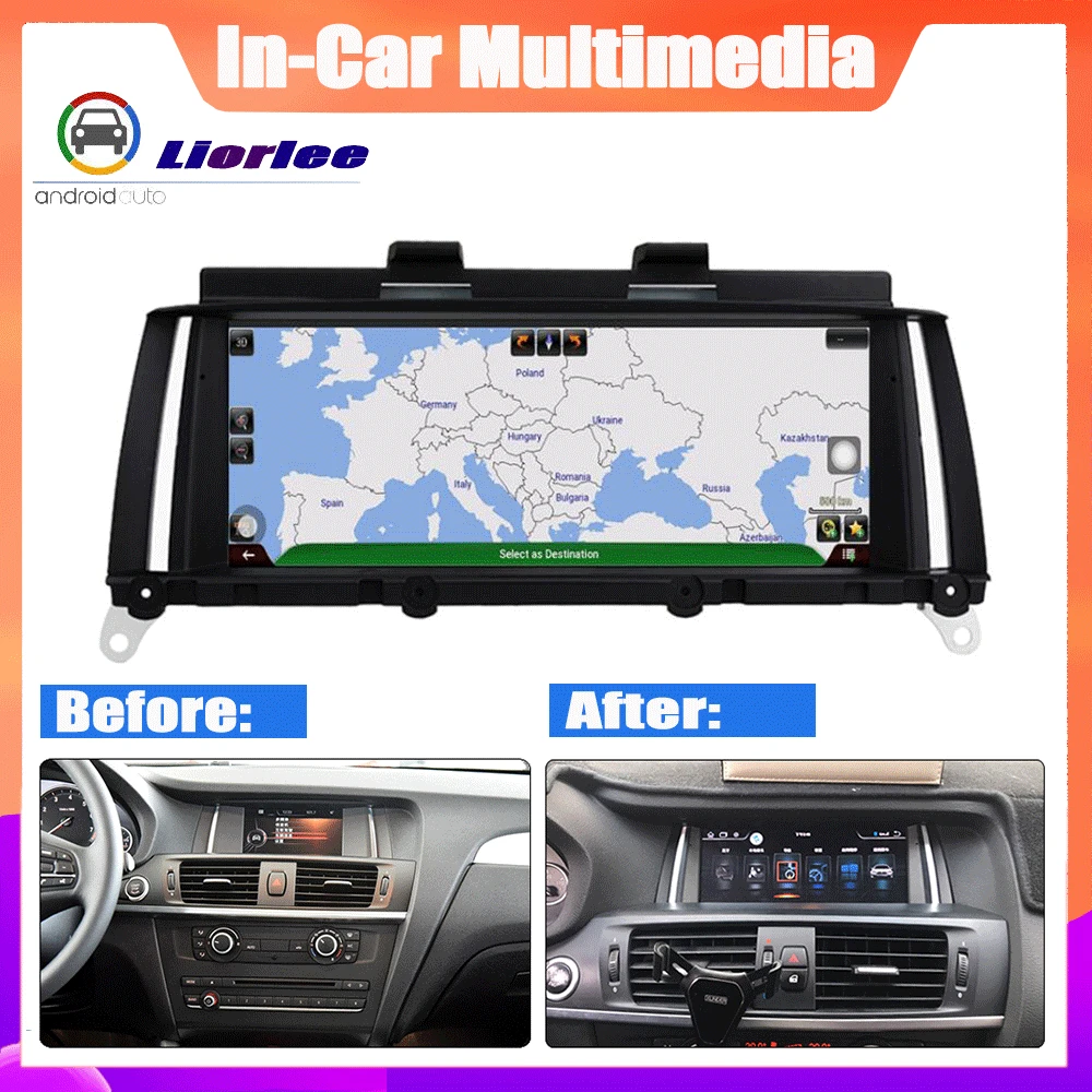 Excellent 6-Core Android System Update Car GPS For BMW X3 F25 2014~2016 Autoradio Navigation Car Multimedia 1