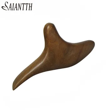

SAIANTTH fragrant wood triangle massage Trigeminal scraping lymphatic drainage Neck Shiatsu massager promote blood circulation