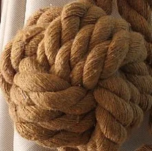 Хлопок плетеная занавеска Tieback Tassel Хлопок Веревка завязывается сзади один шар-60 см веревка двойной шар-120 см веревка - Цвет: Tan