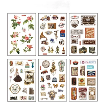 

27 pack/lot Rose Camera Bullet Journal Decorative Stationery Stickers Scrapbooking DIY Diary Album Stick