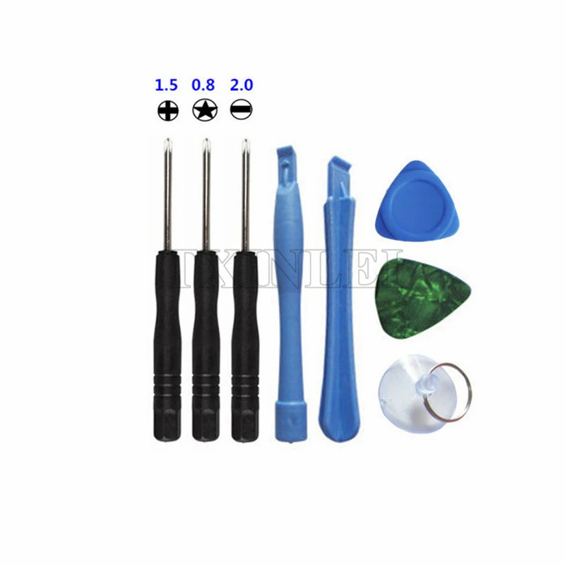 

100Set Repair Kit 8 in 1 Repair Pry Kit Opening Tools screwdriver Set for iPhone 4 4S 5 5s 6 Plus Moblie phone
