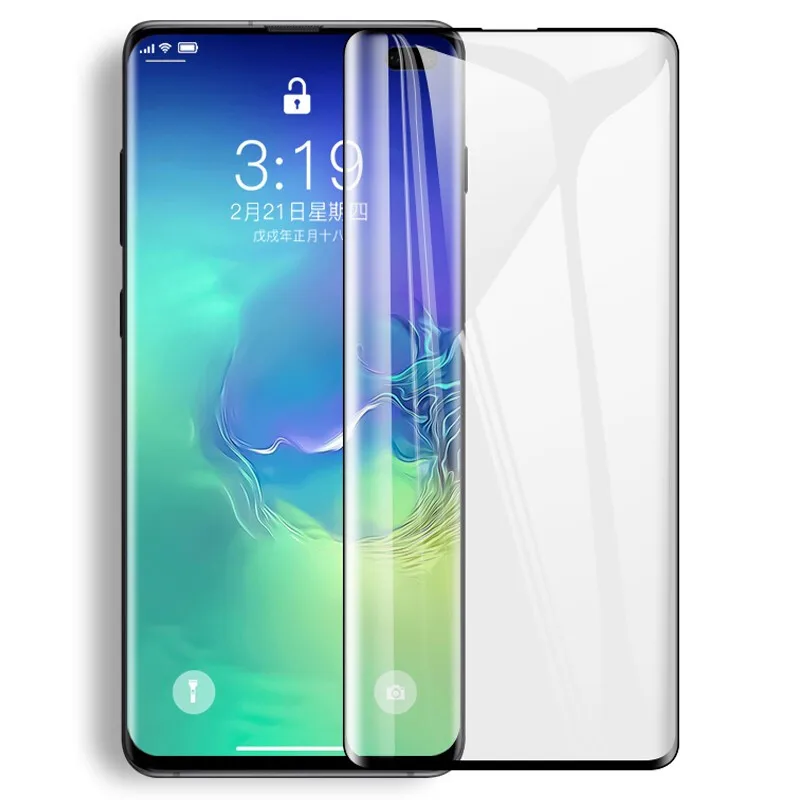 120 шт Для samsung S10/S9 Plus/S8/Note 8/Note 9/S7 Edge/Note 10 Plus 3D полное покрытие краев Клей закаленное стекло протектор экрана