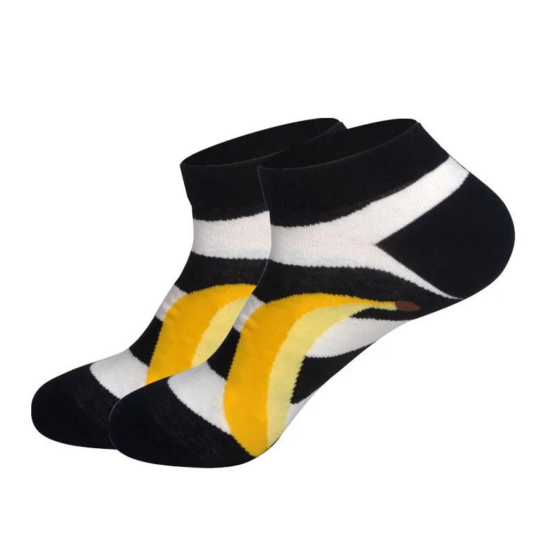 Новинка, летние крутые носки до лодыжки, невидимые дизайнерские Короткие короткие носки-башмачки для женщин и мужчин, нейтральные носки-башмачки, Eur37-43, 20 цветов - Цвет: Design 3