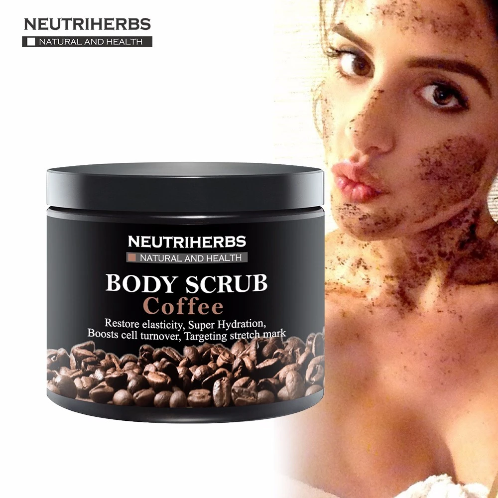 coffee scrub shower cream
