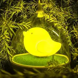 DSstyles перезаряжаемый светодиодный ночник лампа с клеткой домашний теплый подарок (желтый)