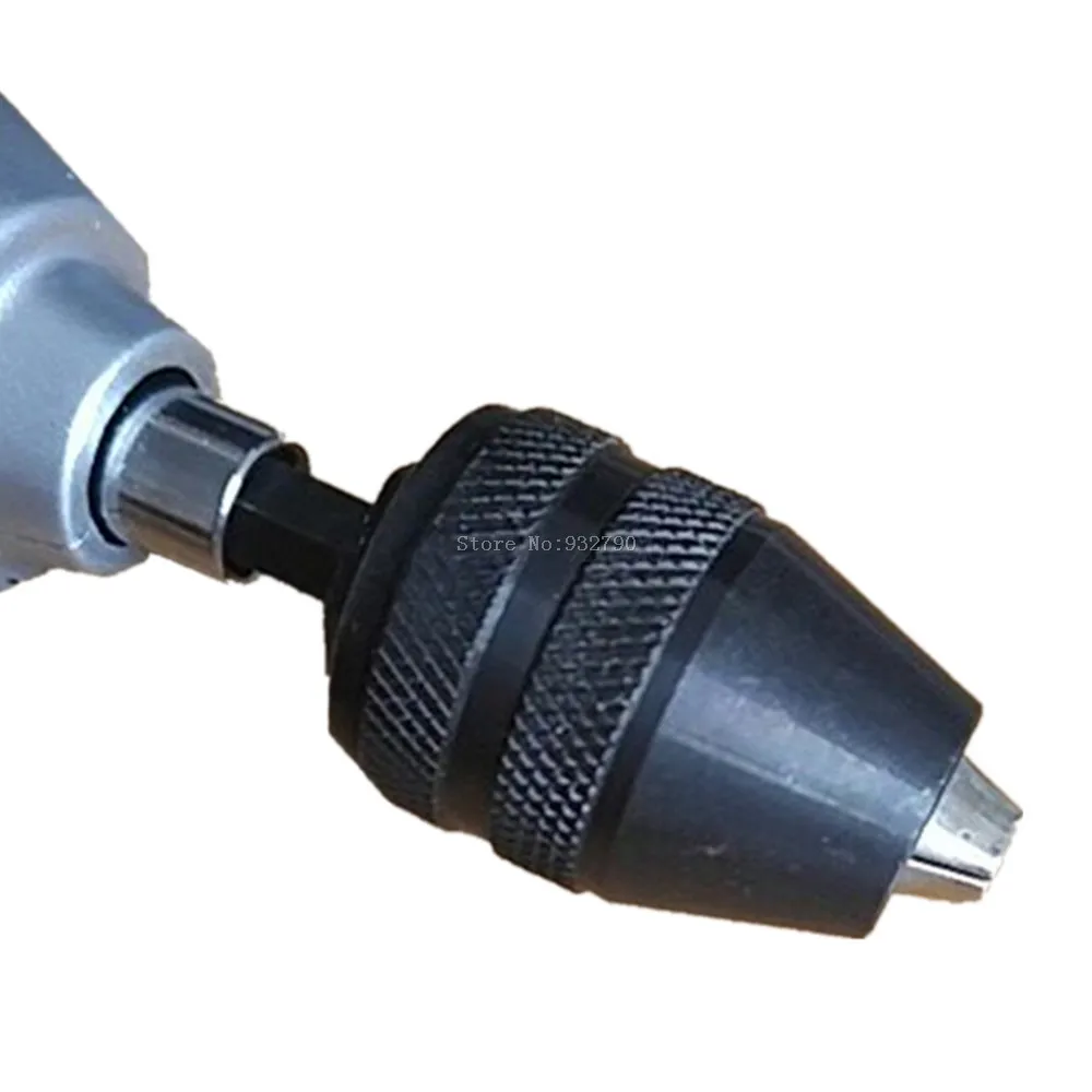 Keyless Chuck Conversion Adapter Drill Bit Quick Change Driver Clamp 0-8mm