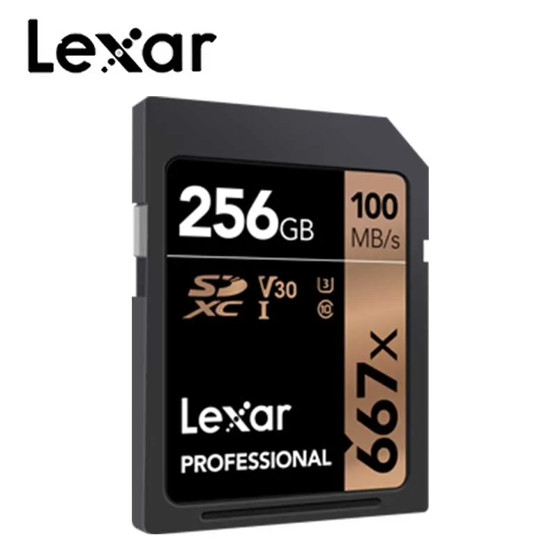 Lexar оригинальная профессиональная 667x sd карта 64 Гб памяти 128 ГБ SDXC 256g UHS I для карт 4K