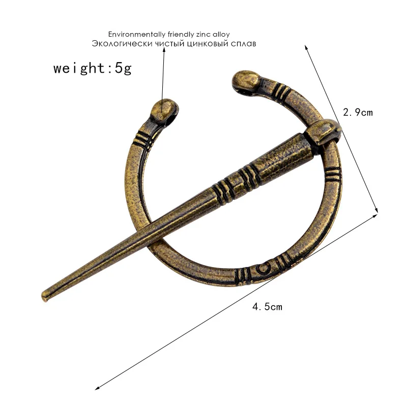 Брошь Викинга, серебряная бронзовая подвесная брошь и булавка для шали, пальто, булавки, пряжки, значки, средневековые Викинги, ювелирные изделия для мужчин