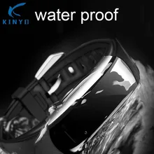 Спортивный умный Браслет 0,96 дюймов ips Цвет Экран Bluetooth Smart Напульсники IP67 Водонепроницаемый сердечного ритма крови Давление мониторинга