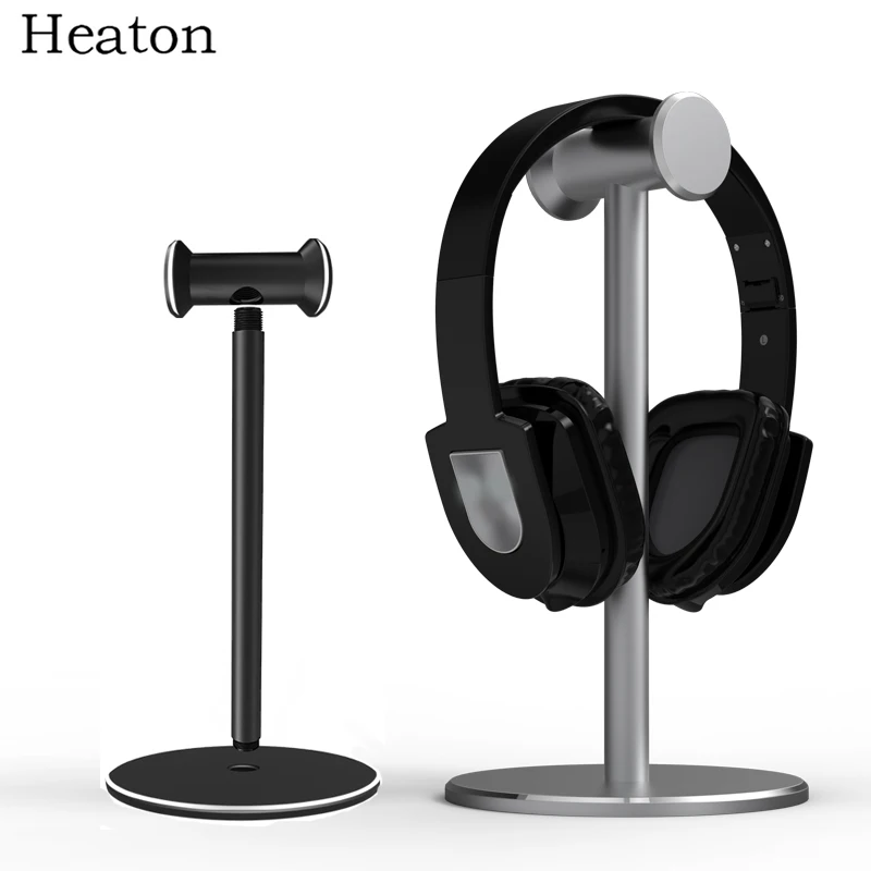 Skup Heaton metalowe słuchawki z bluetooth uchwyt stojak wieszak na słuchawki moda podstawka biurowa ze stopu aluminium ze stopu aluminium do słuchawek słuchawki