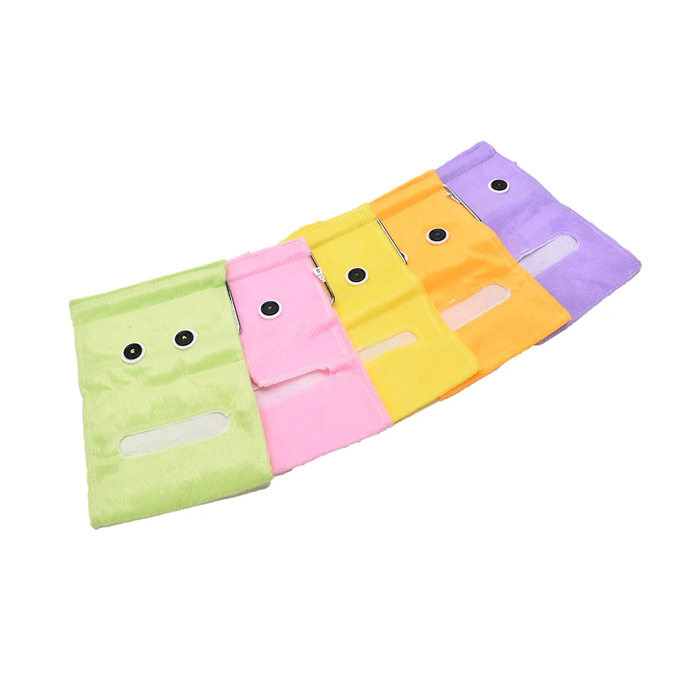 

office/car/restaurant Hanging paper towel tube Plush Cloth Tissue Box Case Holder Toilet Paper Cover bathroom