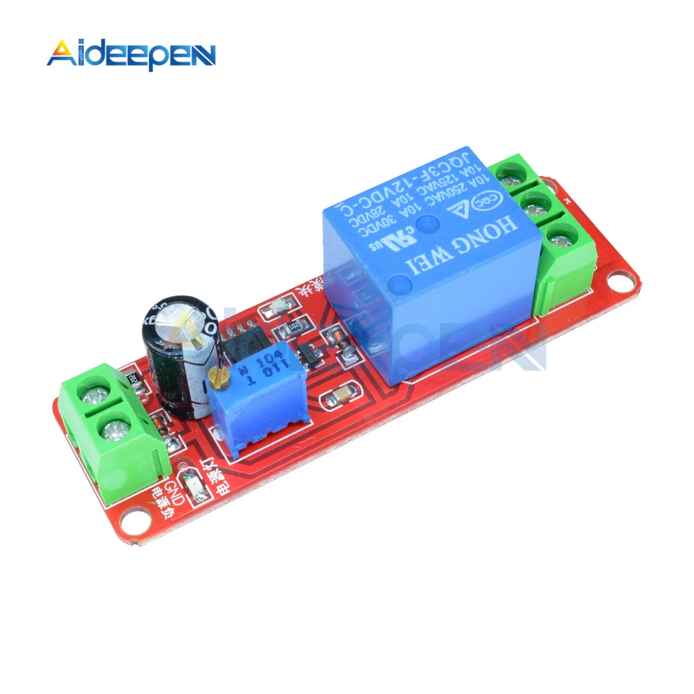 2pcs Delay Timer Relay Turn-Off Relay Module Time Delay Switch DC 12V