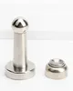 Silver Stainless Steel door stopper Soft-Catch Magnetic Door Stop in Brushed Satin Nickel Wall Mount by Lizavo ► Photo 2/6