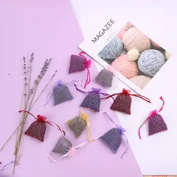 

15Pcs Air Freshener Lavender Sachets Bag For Closets Cabinet Wardrobe Bedroom Deodorant Filled With Dried Lavender Flower Buds