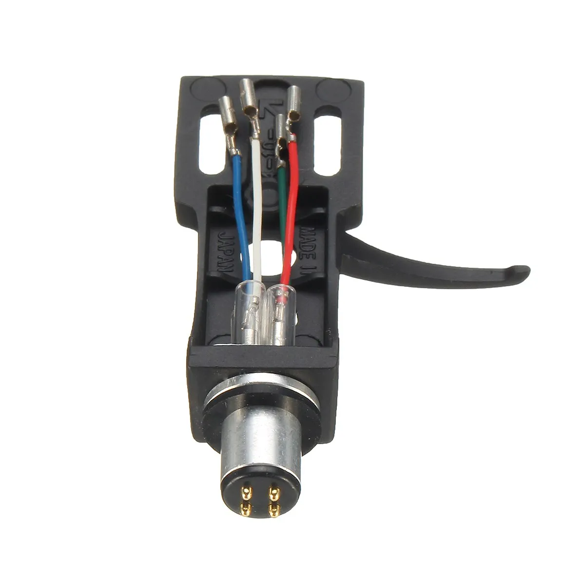 STEREO HI FI TURNTABLE FOUR PIN 4 PIN CONNECTOR HEADSHELL CARTRIDGE LEAD WIRES