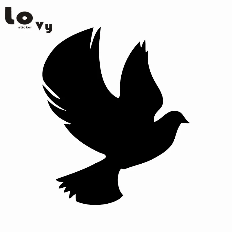 Bird With Spread Wings Vinyl Car Sticker Creative Cartoon Animal