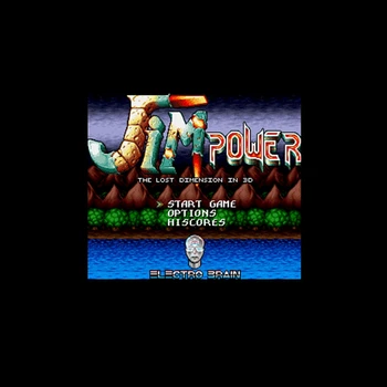 

Jim Power - The Lost Dimension in 3D 16 bit Big Gray Game Card For NTSC Game Player Drop Shipping