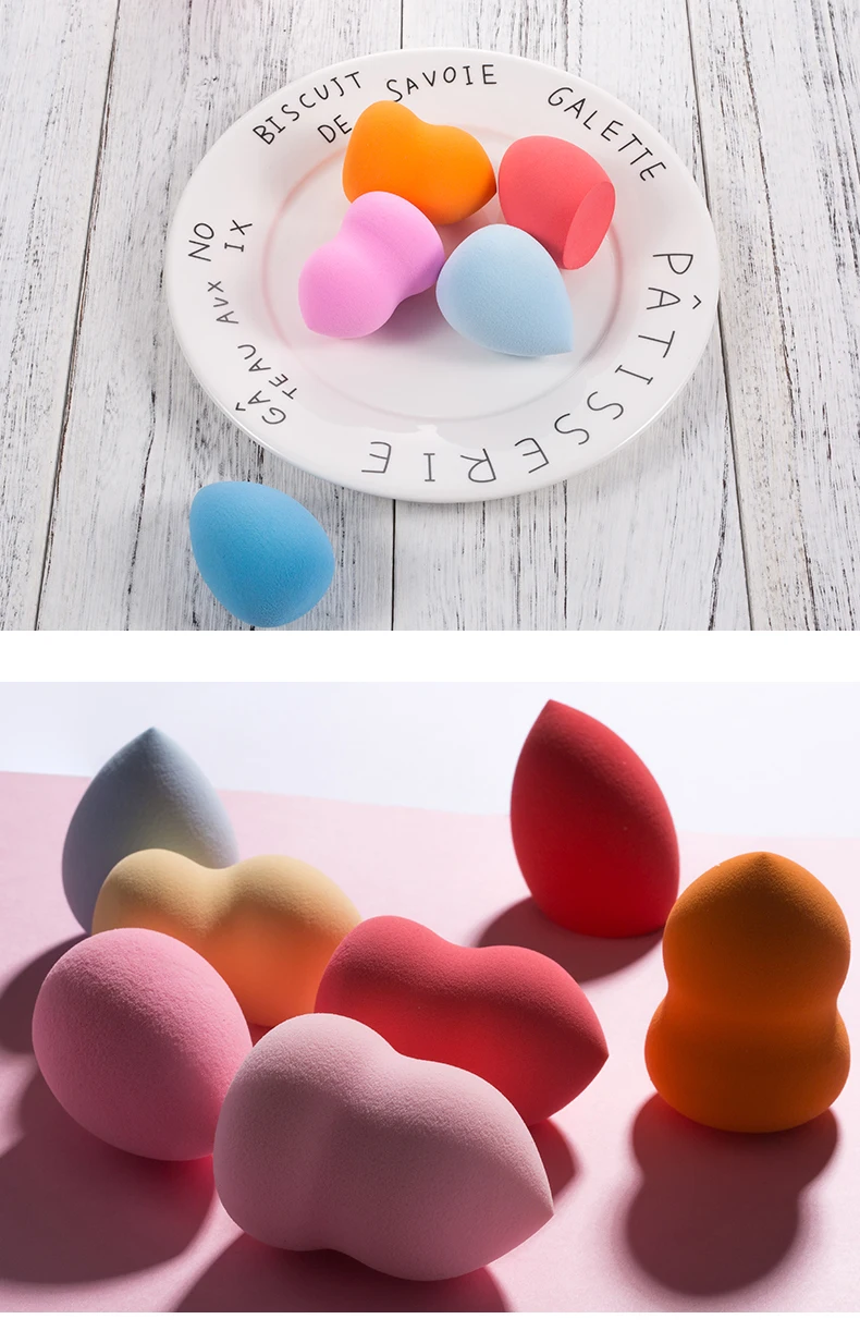 wet and dry use Makeup Sponge Foundation Cosmetic Puff (8)