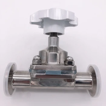 

Sanitary Stainless steel 316 Diaphragm valve O.D 45mm Manual quick opening sanitary aseptic quick-release diaphragm valve