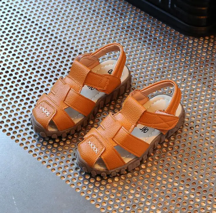 Г. Новая летняя обувь для малышей детская повседневная обувь с мягкой подошвой корейские сандалии для маленьких детей детская пляжная обувь 21-30
