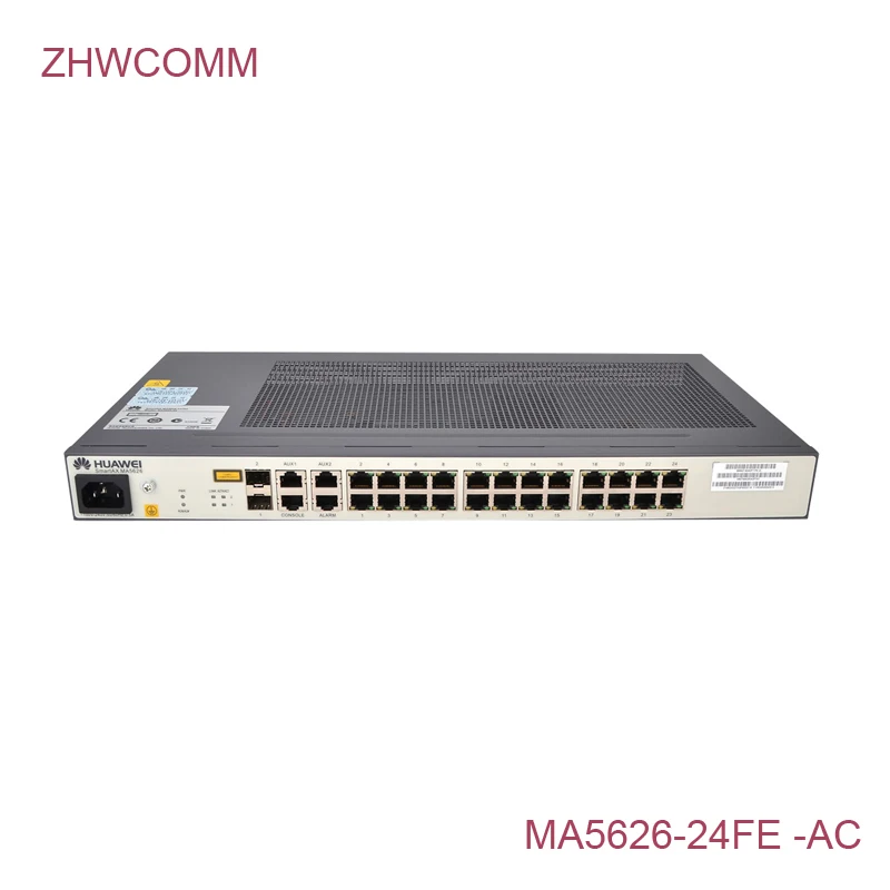 

ZHWCOMM high quality MA5626-24FE -AC 24ports POE supply switch FTTH GPON ONT Modem SmartAX MA5626
