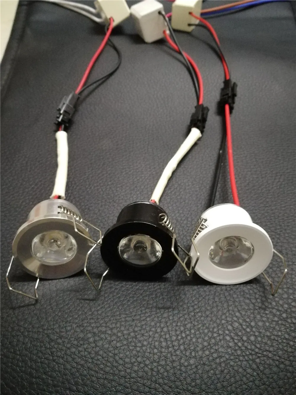 Mini luminária embutida para armário, luz de