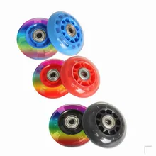 8PCS/Set Roller Skate Wheels PU Hard-Wearing Inline Skating Wheels with Bearings Inline Skates Parts