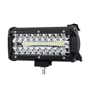 

7-inch 120W high powerThree-row light lamp LED Strip Light Work Driving DRL Modified Off-road boat bar light Vehicle Lights Roof