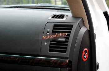 

Left hand drive Chrome Matt Dashboard Upper Air Condition Vent Outlet Cover Trim for Toyota Land Cruiser LC200 2008-2016 2pcs