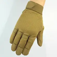 Тактические Военные перчатки вооруженная армия Пейнтбол Стрельба страйкбол боевые противоскользящие резиновые суставы полный палец