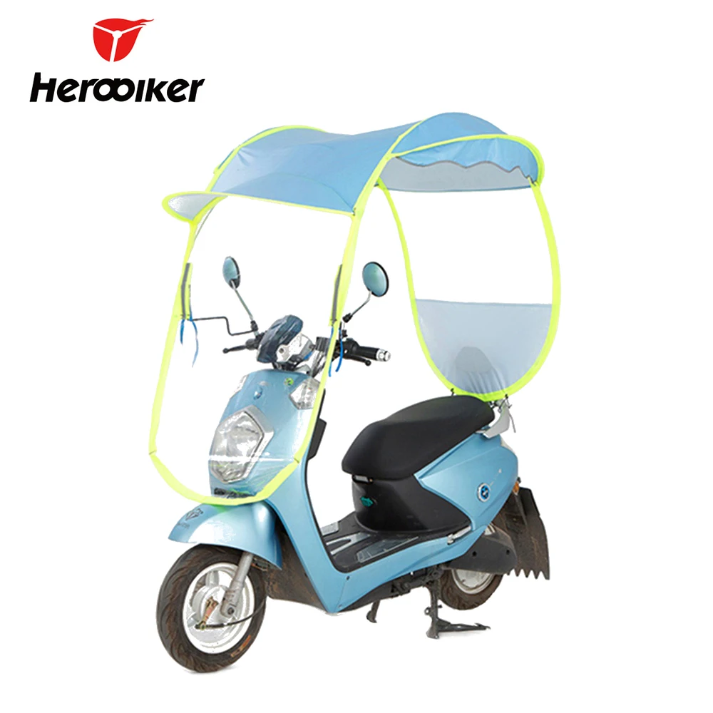 Electric Umbrella Motorcycle Canopy Motorbike Roof Motor Sun Visor