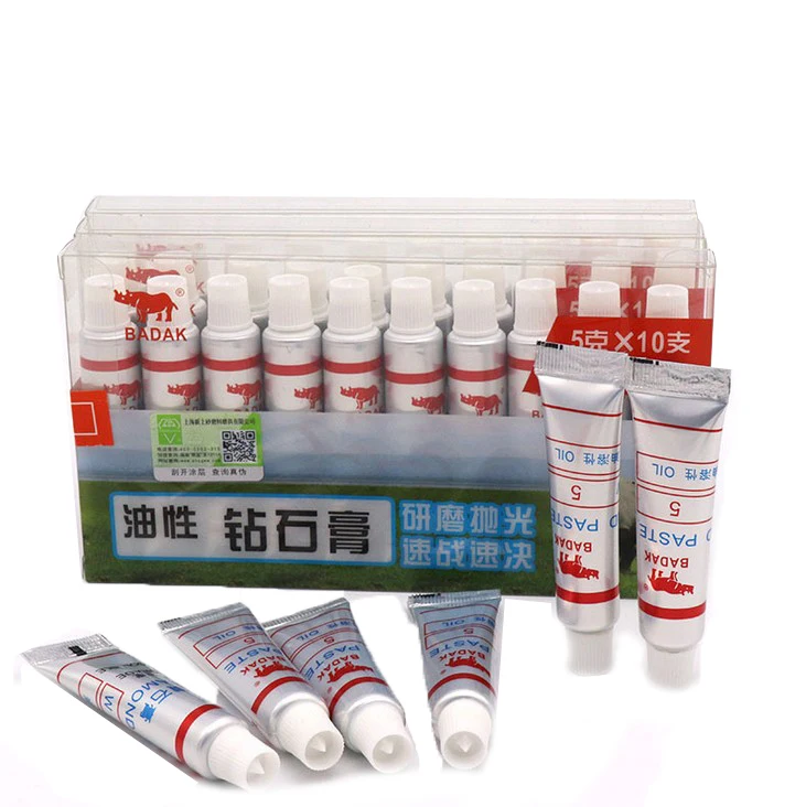 6pcs W7~W40 5g 5g orginal BADAK diamond paste Glass/ceramics/hard alloys/natural diamonds precious stones polishing paste tool 6pcs W7~W40 5g 5g orginal BADAK diamond paste Glass/ceramics/hard alloys/natural diamonds precious stones polishing paste tool