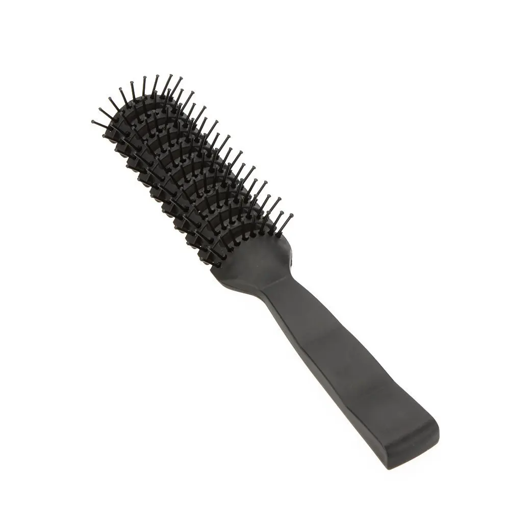 Best Sale Anti static Hair Comb Half Round Hair Styling Brushes Black