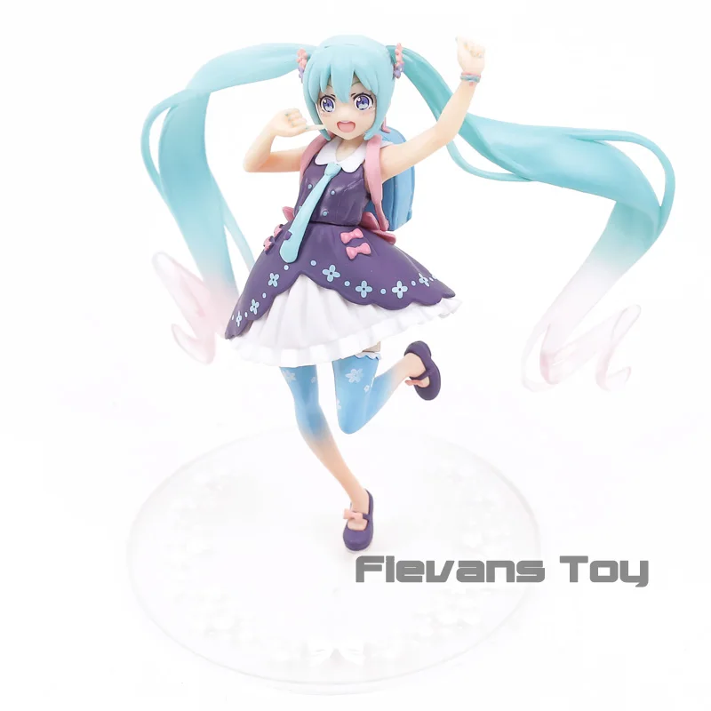 

Anime Game VOCALOID Hatsune Miku Action Figure Miku Sexy Spring Clothes Ver Model Dress PVC Collection Gift Toy Brinquedos