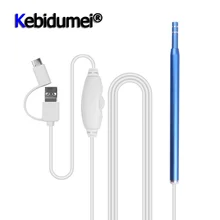 Kebidumei 3 в 1 Тип C медицинский отоскоп 6 светодиодный Wi-Fi Чистка ушей отоскоп 5,5 мм инструмент для чистки ушей Эндоскоп камеры