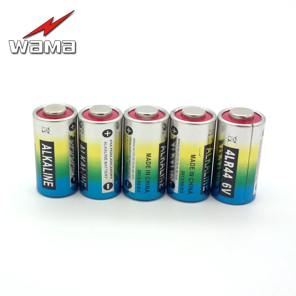 5x Wama 4LR44 6V сухая щелочная батарея дрессировка собак шоковые ошейники опт 28A 4AG13