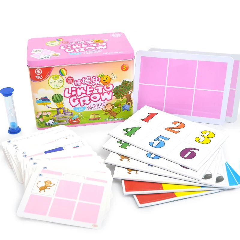

Board Game toys right brain memory game animal digital picture encyclopedias