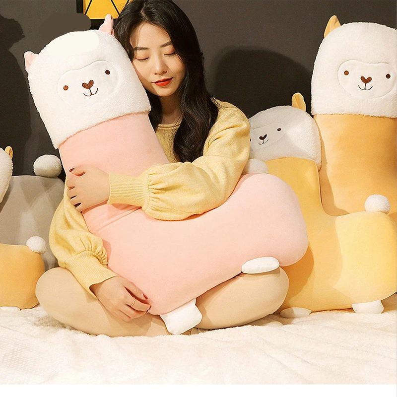 

45cm New Cute Kawaii Animal Doll Soft Plush Toy Quality Baby Sleeping Birthday Gift Girl Child Decoration Appease Doll Alpaca