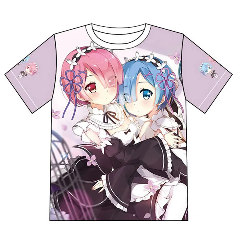 Buy Ram Rem T shirt Cosplay Costume Re Life In A