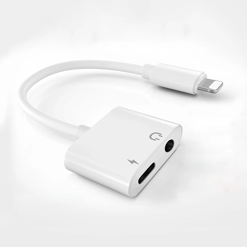 Разветвитель 2 в 1 для iphone Xs max Xr X 8 7 plus ipad mini зарядное устройство конвертер