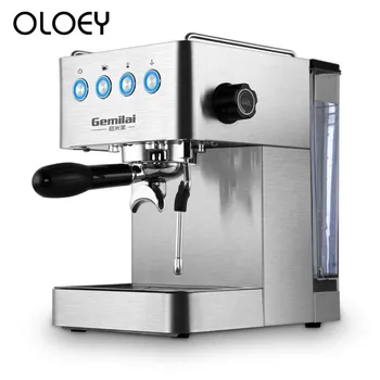 

Coffee Machine Home Italian Full Semi-automatic Steam Pump Pressure Type 1.7L large Capacity