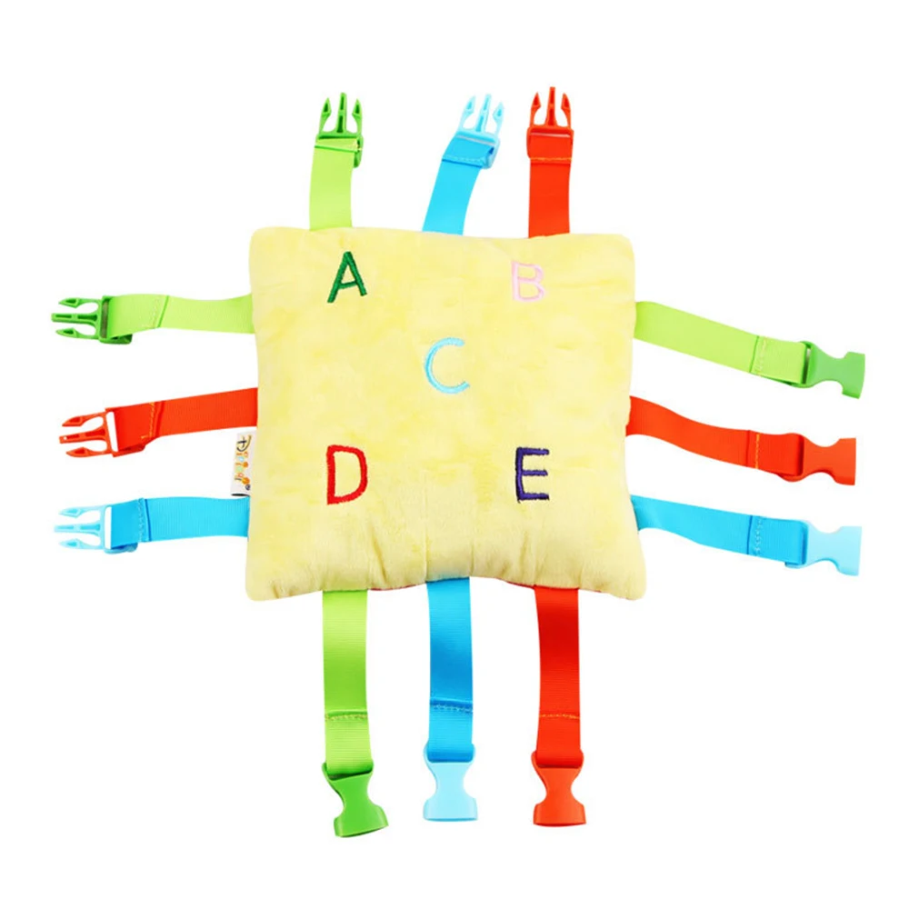 Montessori Buckle Toy Baby Basic Life Skill Training Kids Early Educational Color Matching Preschool Play Learning Toys