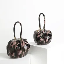 Женские сумки-хобо из натуральной кожи европейский стиль винтажные женские сумки форма для пельменей сумки с верхней ручкой